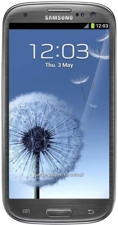 Смартфон Samsung Galaxy S3 GT-I9300 16Gb Titanium grey - Таганрог